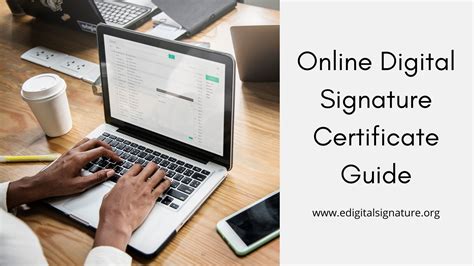 upc electronic signature certificate